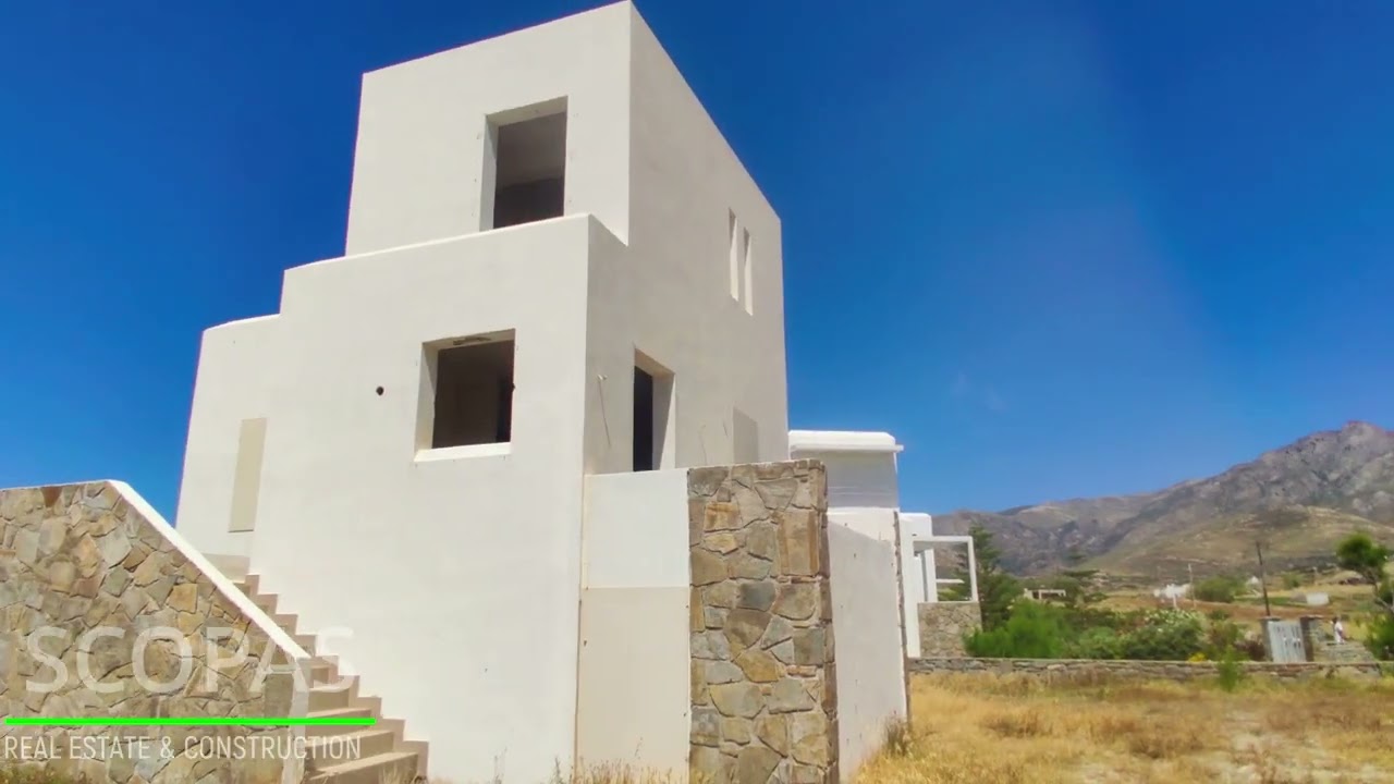 Scopas: N004 Seafront Luxury - House 128m2 for sale in Naxos island, Greece.