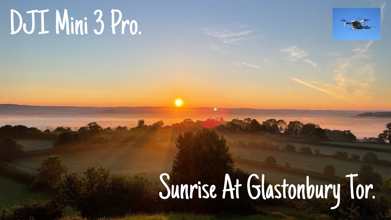 Stunning Glastonbury Tor Sunrise | 4K Drone Cinematic Views