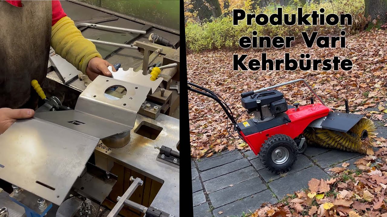 Produktion  der Kehrbürste CB-800, CB-1000