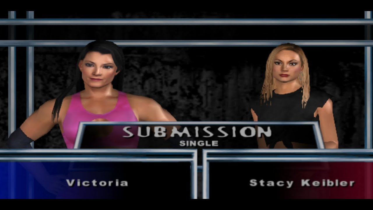 WWE Smackdown Here Comes The Pain PS2 (Victoria vs Stacy Keibler) Submission Match