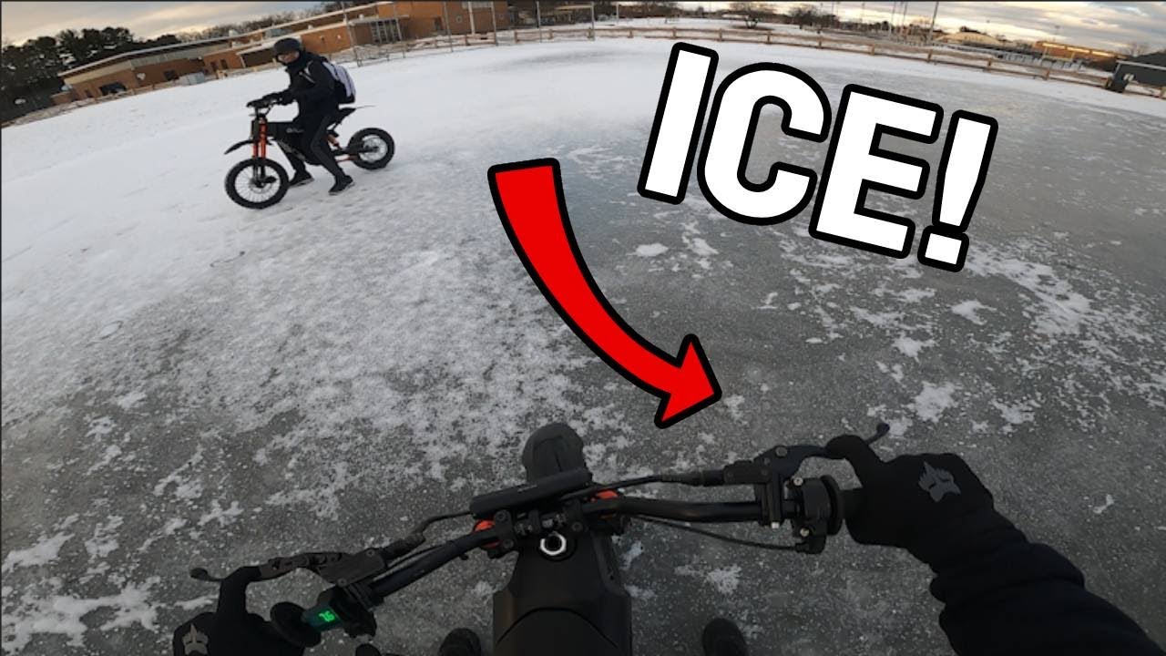 Our Bikes couldn't handle the Snow.