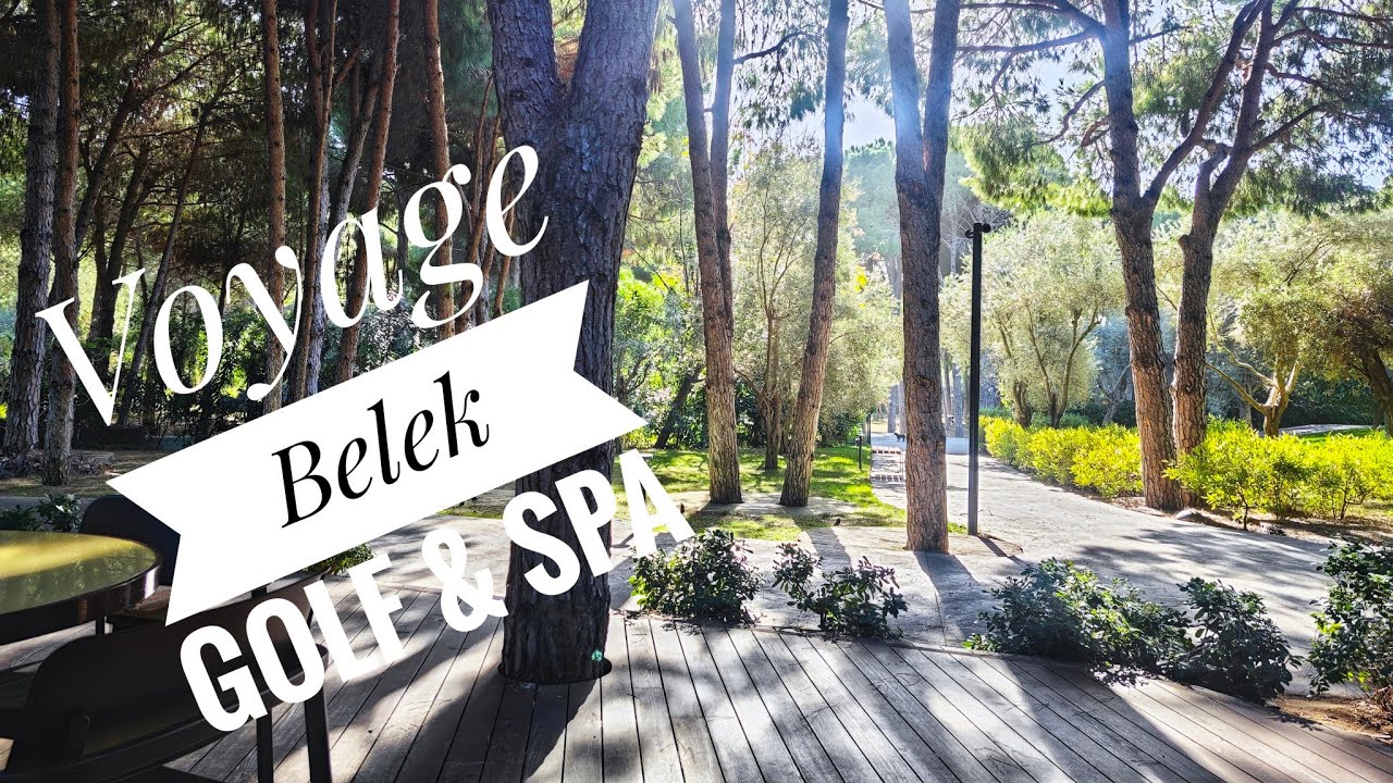 Voyage Belek Golf & Spa. Конец ноября 2023. Утренняя прогулка по отелю (пляж после шторма)