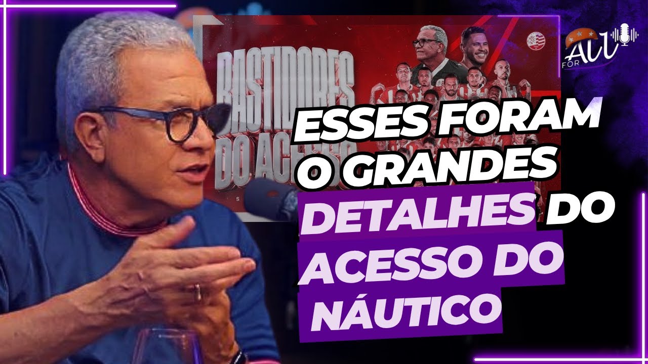HÉLIO DOS ANJOS fala dos bastidores do acesso do NÁUTICO, e de pespectivas para a próxima temporada