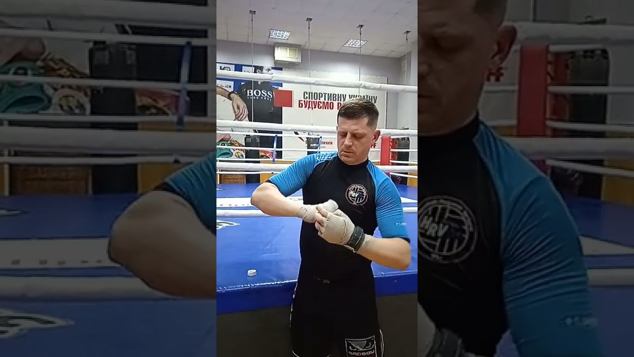 Как забинтовать руки для тренировки по боксу🥊