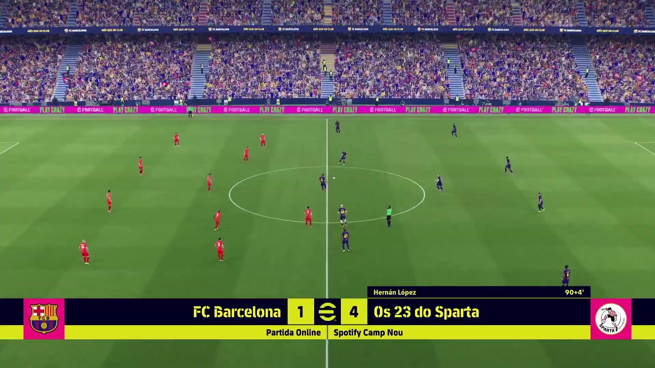 Barcelona x  sparta copa final