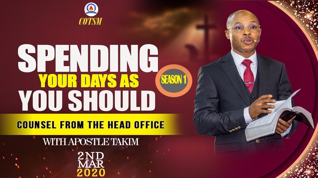 MORNING CLOUD TV - THE BIBLE CLASS - SPENDING YOUR DAYS AS YOU SHOULD - Part 01