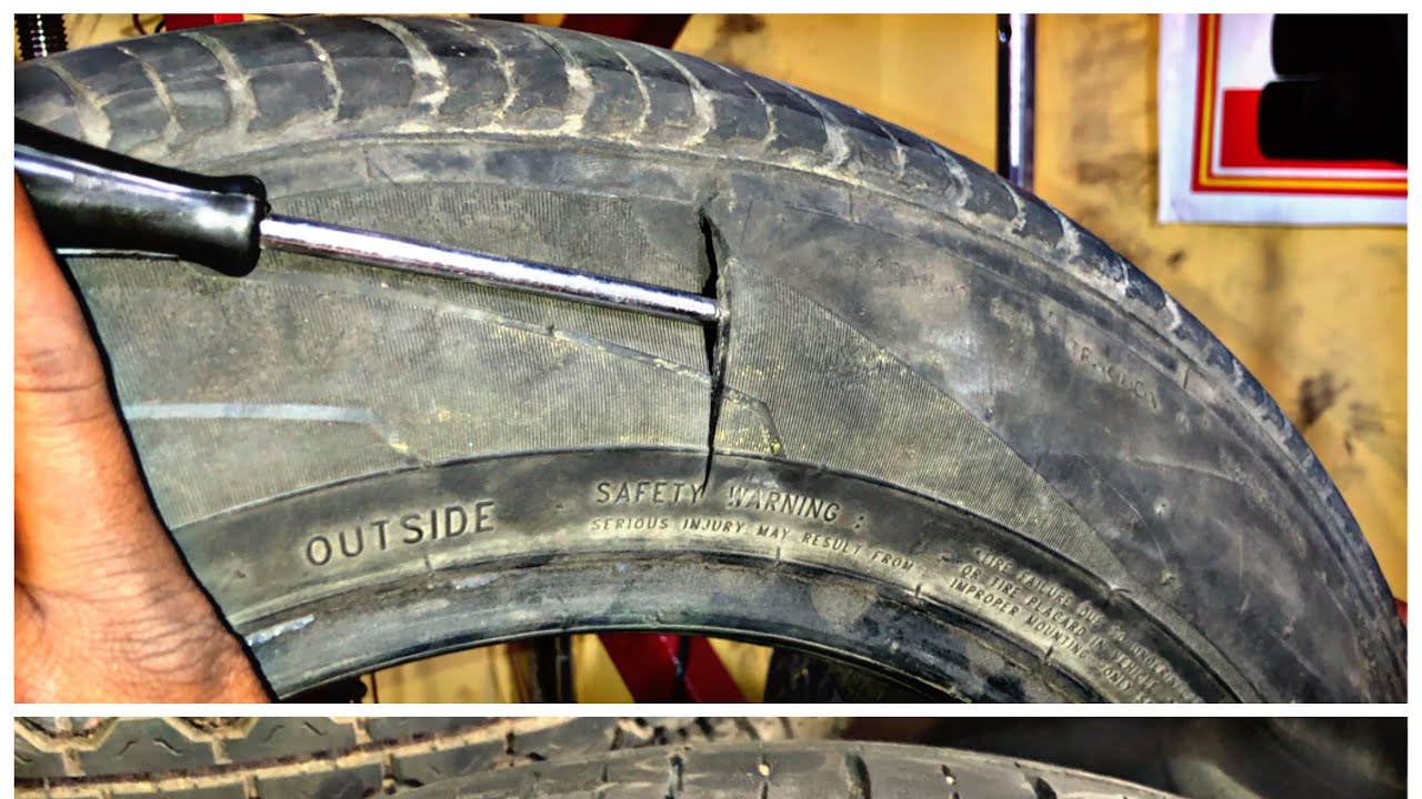 Tubeless tyre cut repair vulcanizing // Tyre puncture kise Banta hai / ट्यूबलेस टायर कट रिपेयर