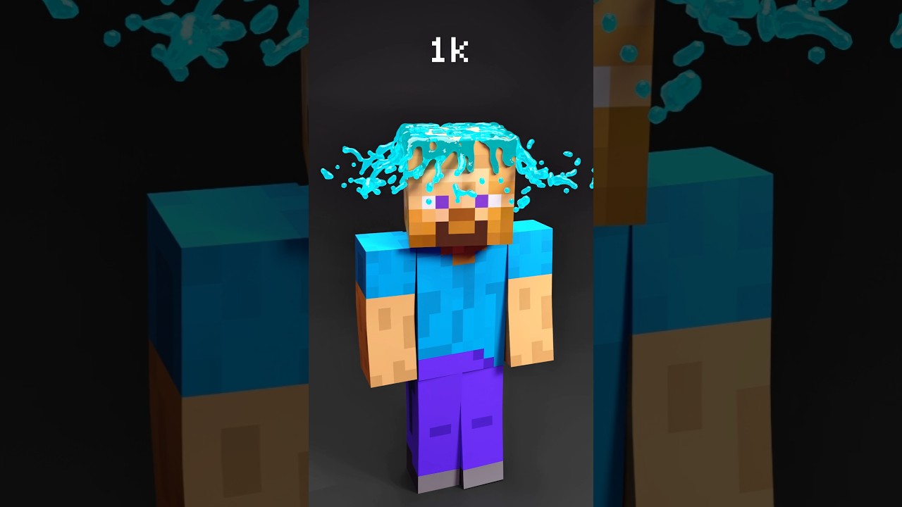 0 vs 1 Billion Water Drops 💧💦