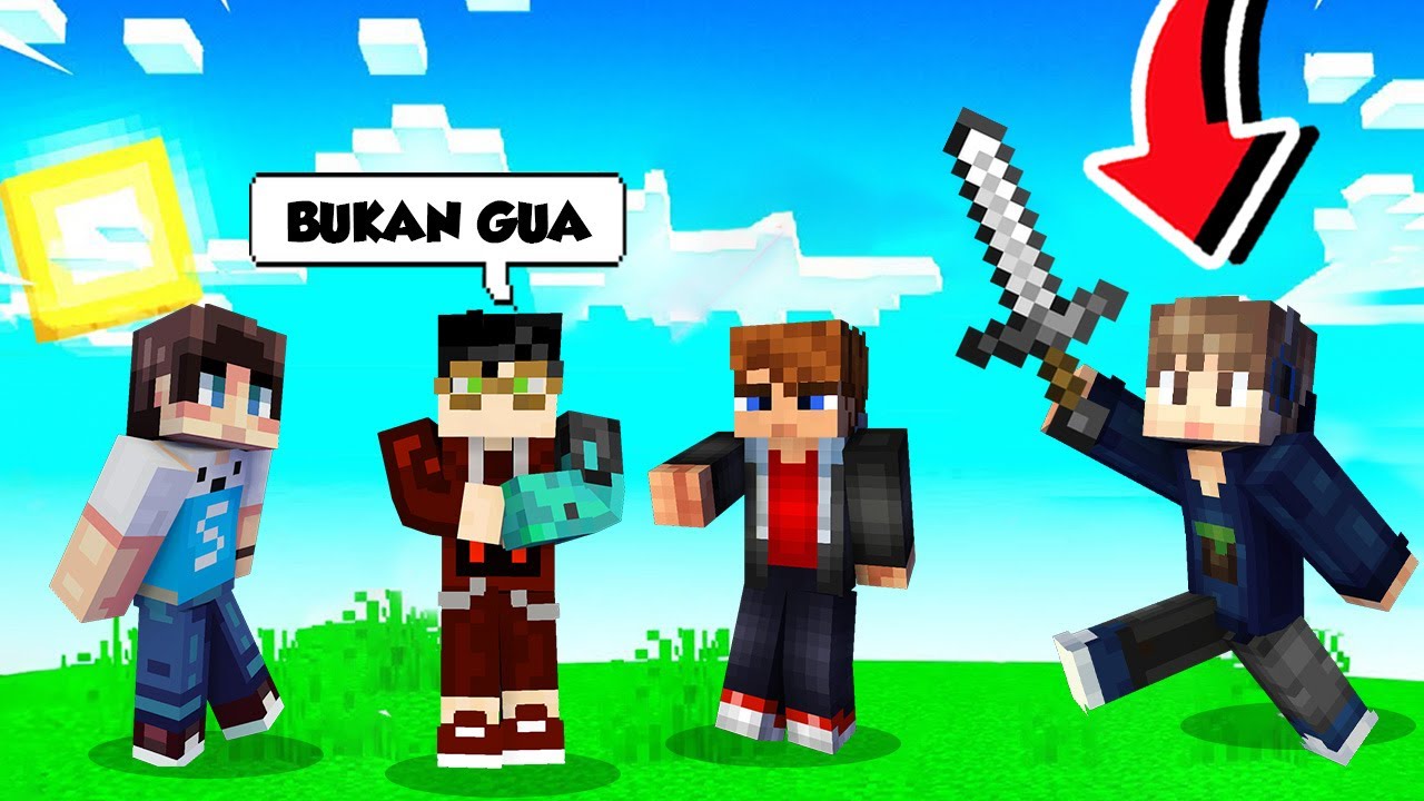 AKU TIPU 4 FATHERS DI MURDER MISTERY MINECRAFT!!!