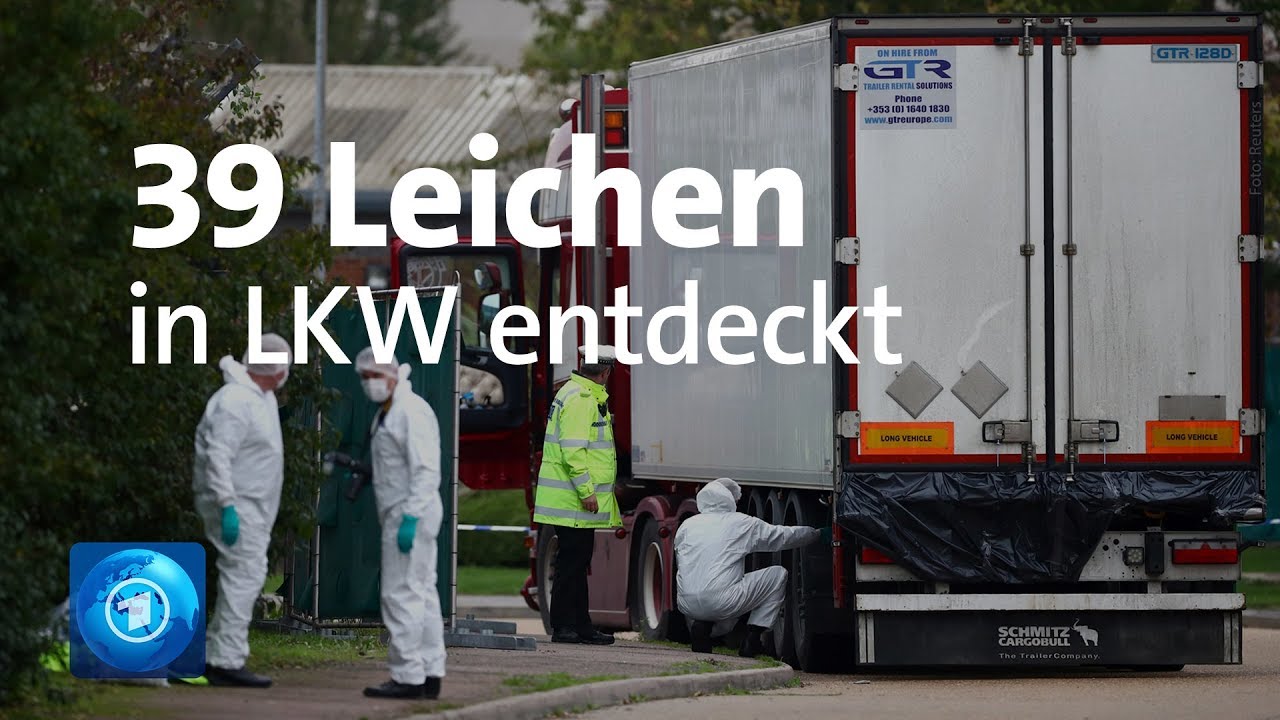 Großbritannien: Polizei entdeckt 39 Leichen in LKW