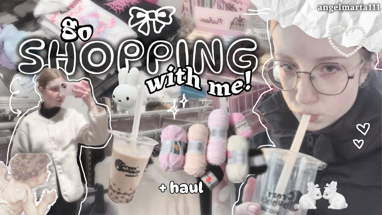 GO SHOPPING WITH ME! 🛒🫧 haul + hanging out w/ family at the mall (9 stores!) | cozy aesthetic vlog