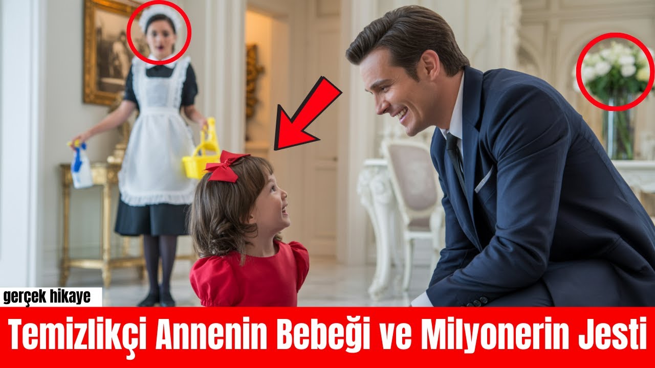 FAKİR TEMİZLİKÇİ BEBEĞİNİ İŞE GETİRDİ… MİLYONERİN İYİYLİĞİ SOĞUK KALPLERİ BİLE HÜZÜNLENDİRDİ