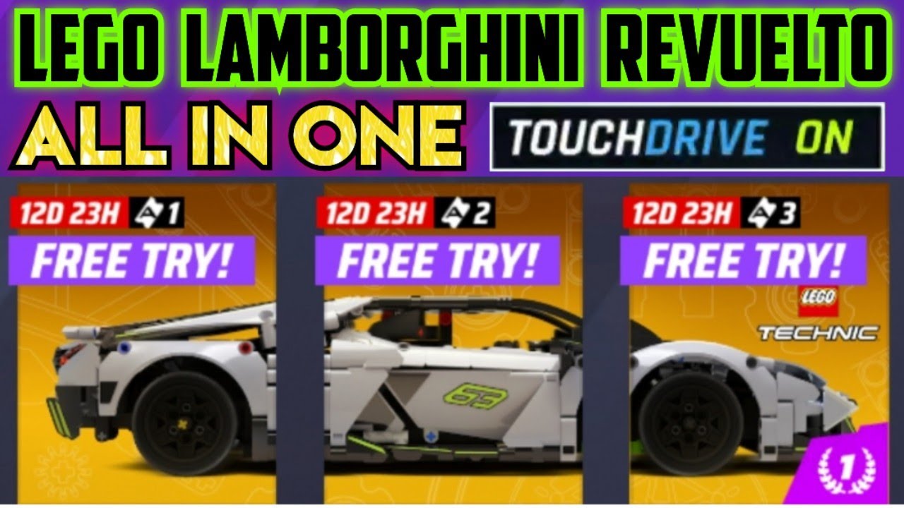 Asphalt Legends - LEGO LAMBORGHINI REVUELTO Tour | All in One Walkthrough | TouchDrive