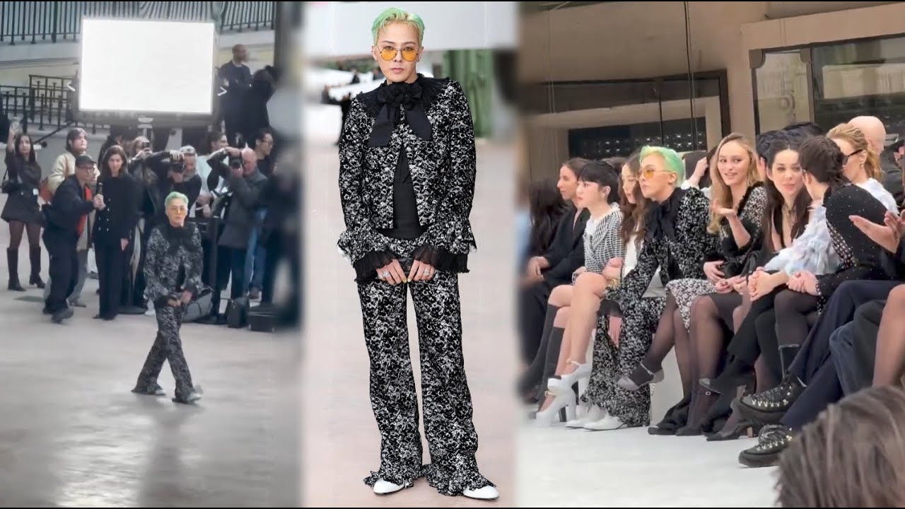 BIGBANG G-Dragon at Chanel Haute Couture show 2025 | 지드래곤 샤넬 패션쇼에서 유명인들과 함께한 영상 모음