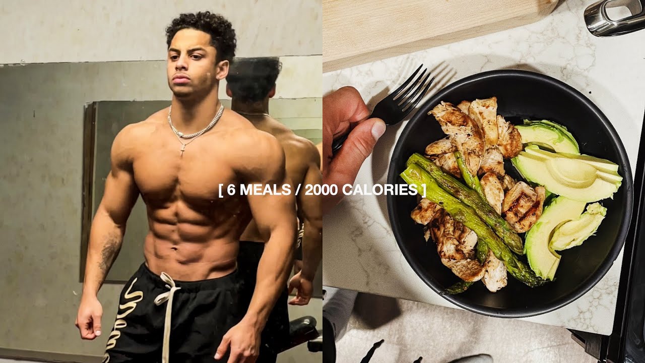 FULL DAY OF EATING TO GET SHREDDED [LOW CARB DIET] | 1 WEEK FROM COMPETING