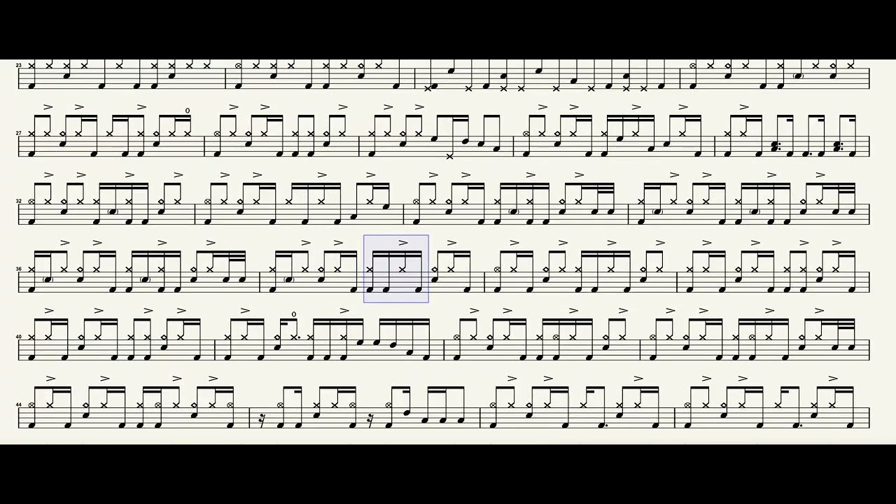 Jo Bhi Main - Rockstar (Drum Sheet Music) #jobhimain #rockstar #ranbirkapoor #mohitchauhan