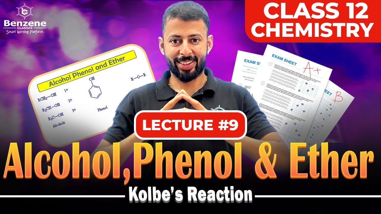 kolbe's Reaction | Classs12 Chemistry | Ritesh Mittal | Important Reactions | Board Exam |