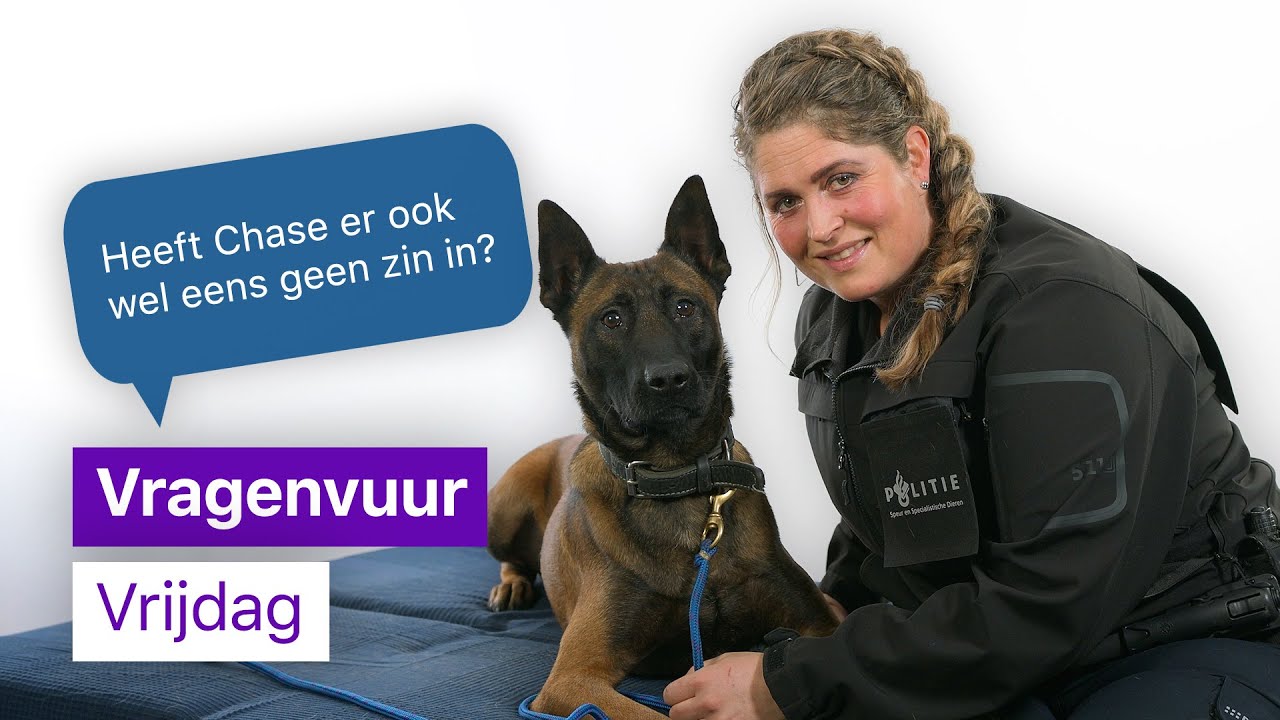 Speurhondengeleider Laura | Vragenvuur Vrijdag #16