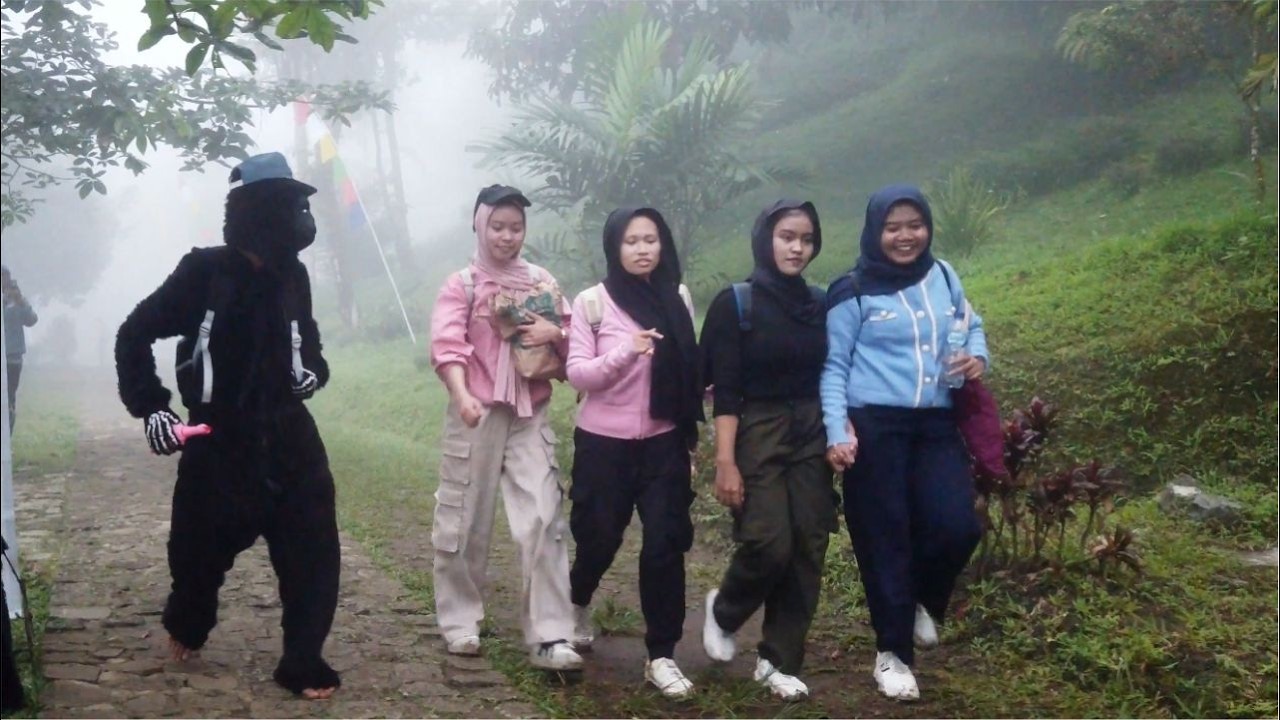 Monyet kocak, yang cantik diikutin..!! #funny video prank