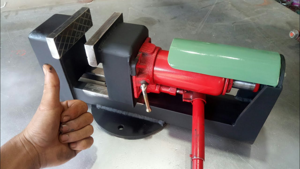 Hướng dẫn làm êto thuỷ lực siêu mạnh từ sắt vụn và kích ôtô