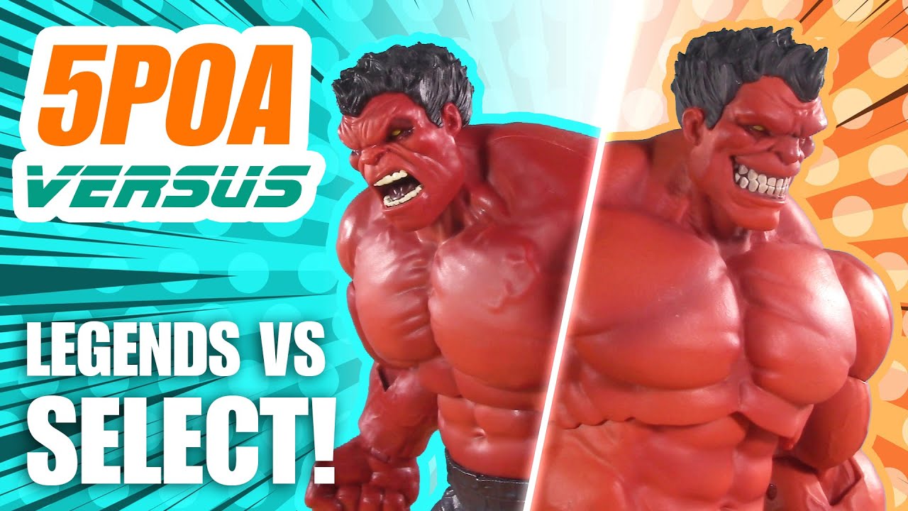 ЛУЧШИЙ КРАСНЫЙ ХАЛК! Обзор фигурки Hasbro Marvel Legends Deluxe vs Diamond Select