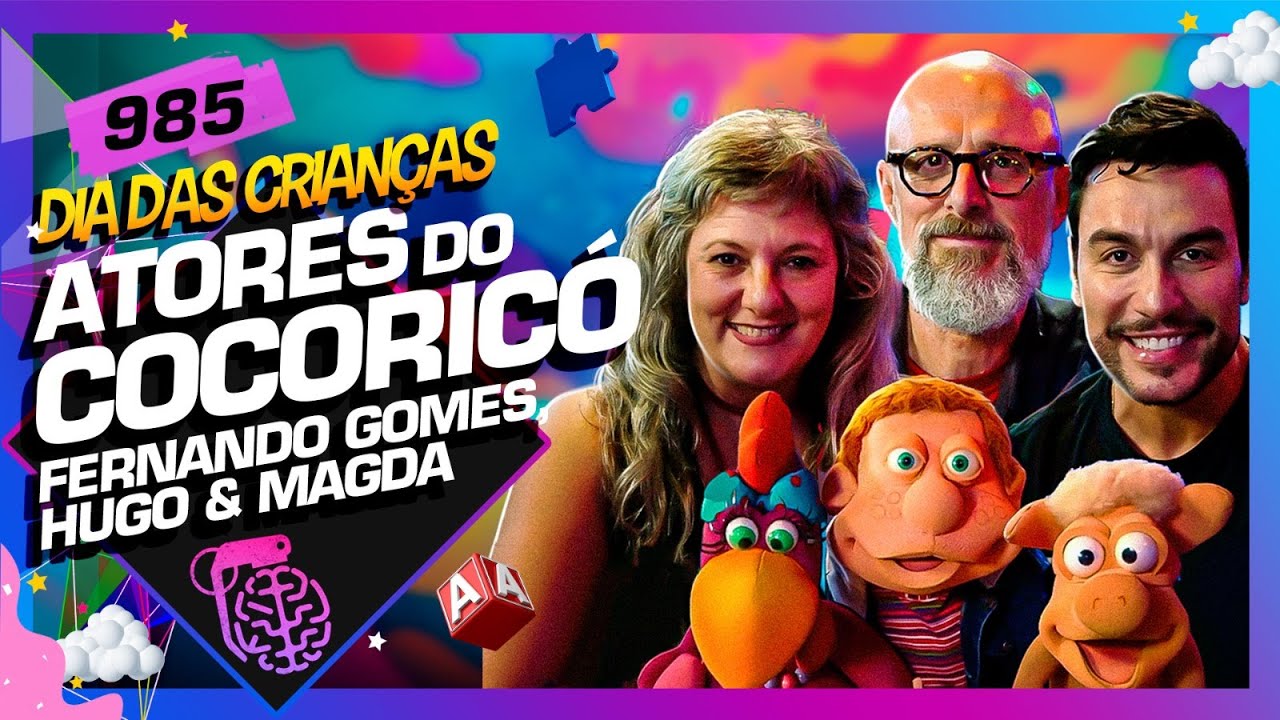DIA DAS CRIANÇAS: ATORES DO COCORICÓ (JÚLIO, ASTOLFO E LILICA) - Inteligência Ltda. Podcast #985