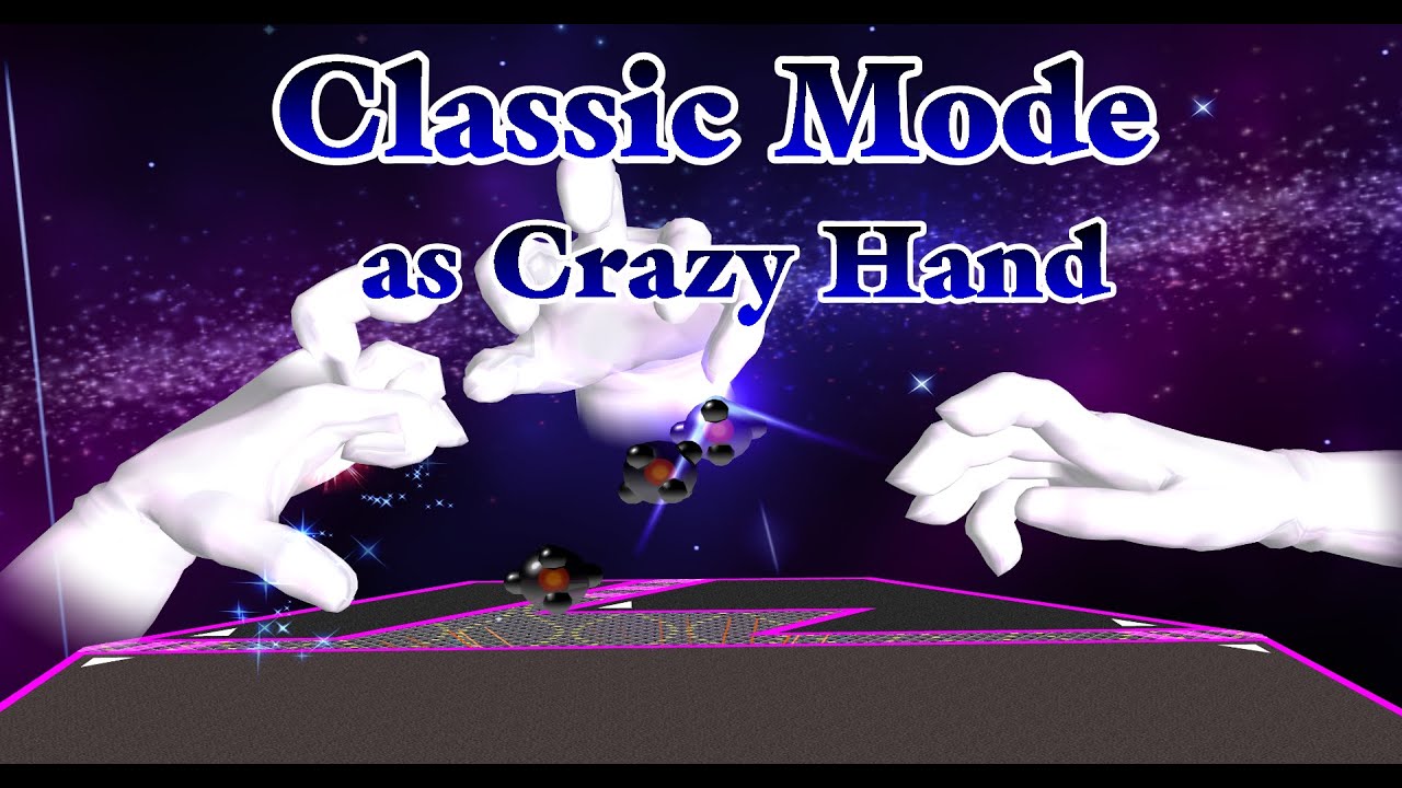 Super Smash Bros. Melee: Classic Mode as Crazy Hand