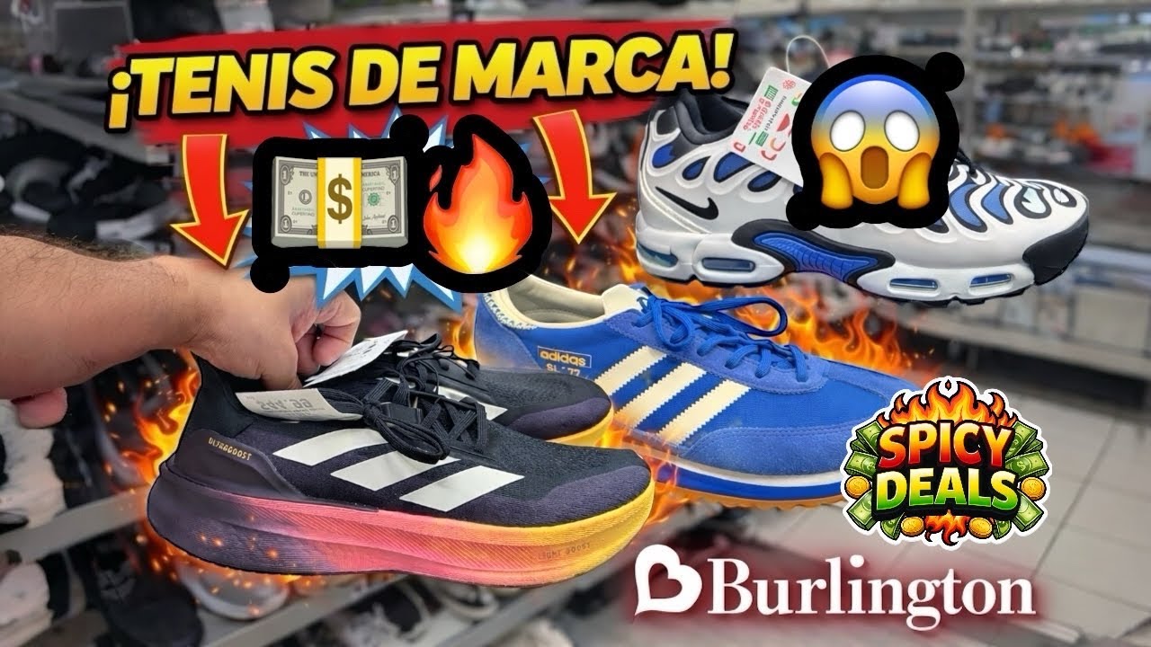 💰ESTOS SON LOS TENIS MAS BARATOS EN BURLINGTON!! 🏃🏽‍➡️