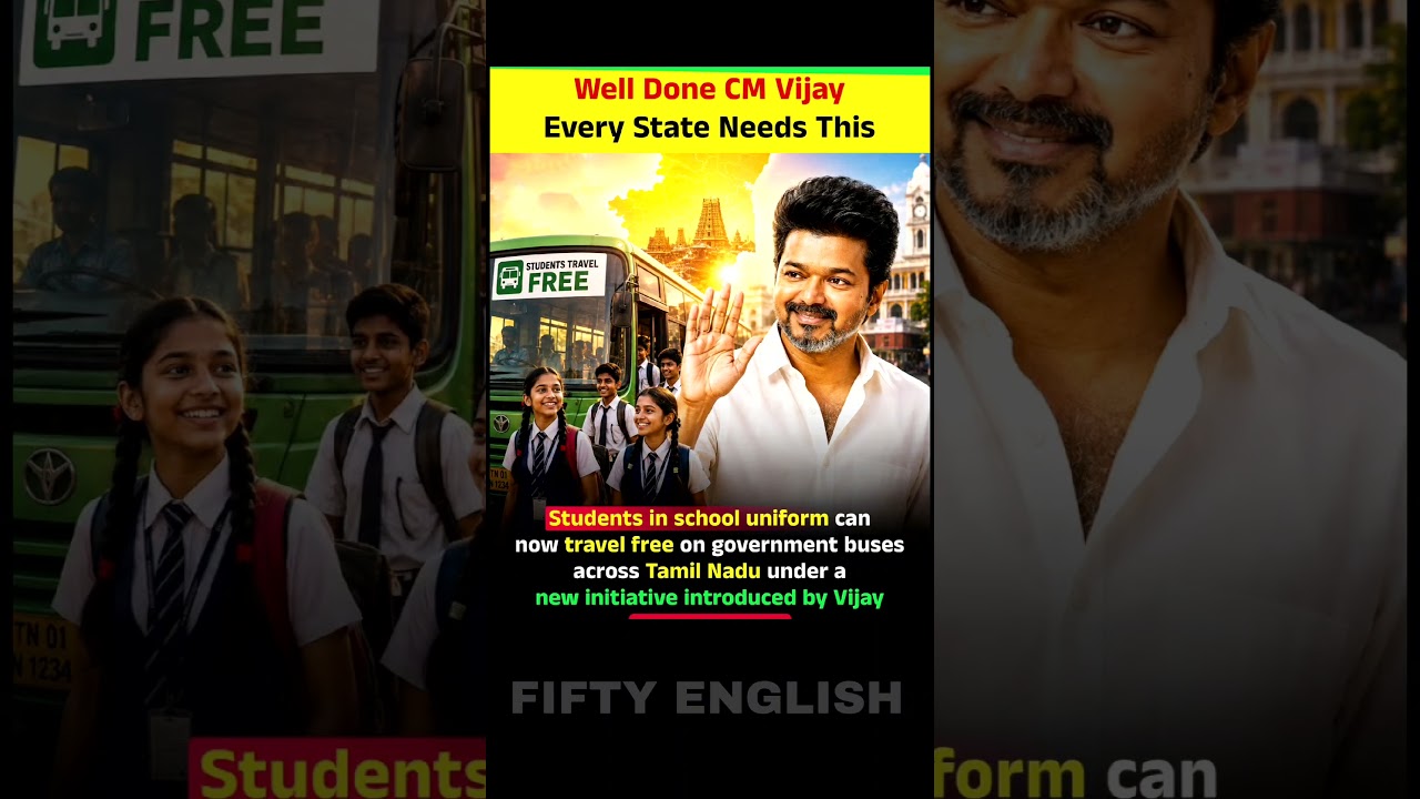 Well Done CM VijayEvery State Needs This