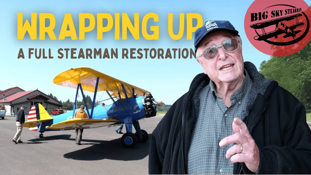 Flying the Stearman after Fully Refurbished and Re-Assembled
