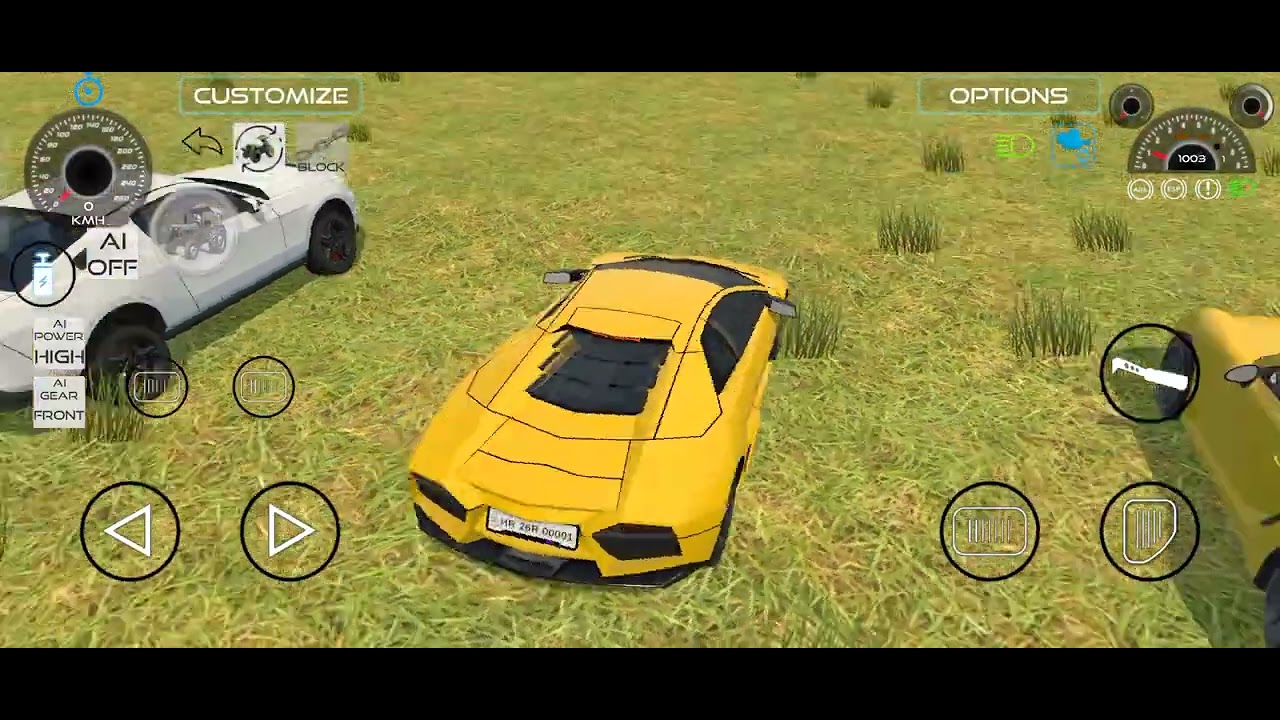 All super car destroy challenge😱 Lamborghini vs porche vs mustang gt gameplay india car simulator 3d