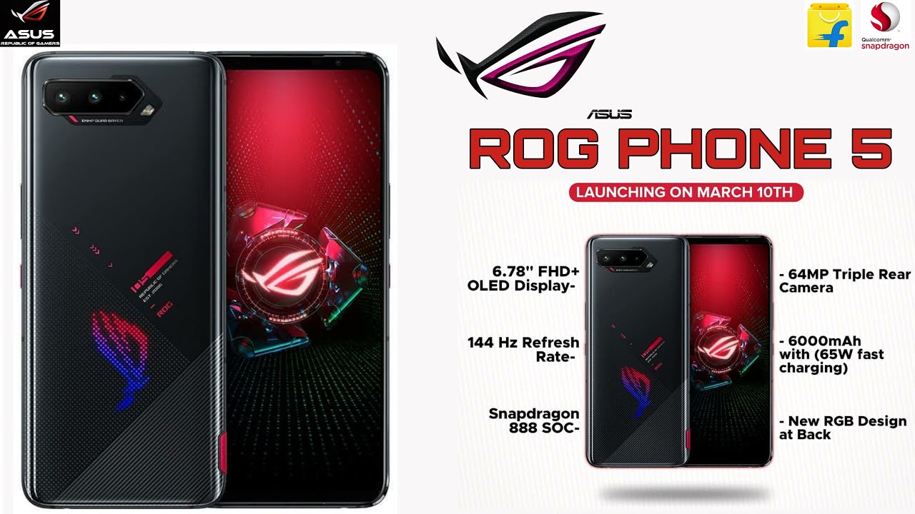 Asus ROG Phone 5: Official India Launch | Full Specifications | Price