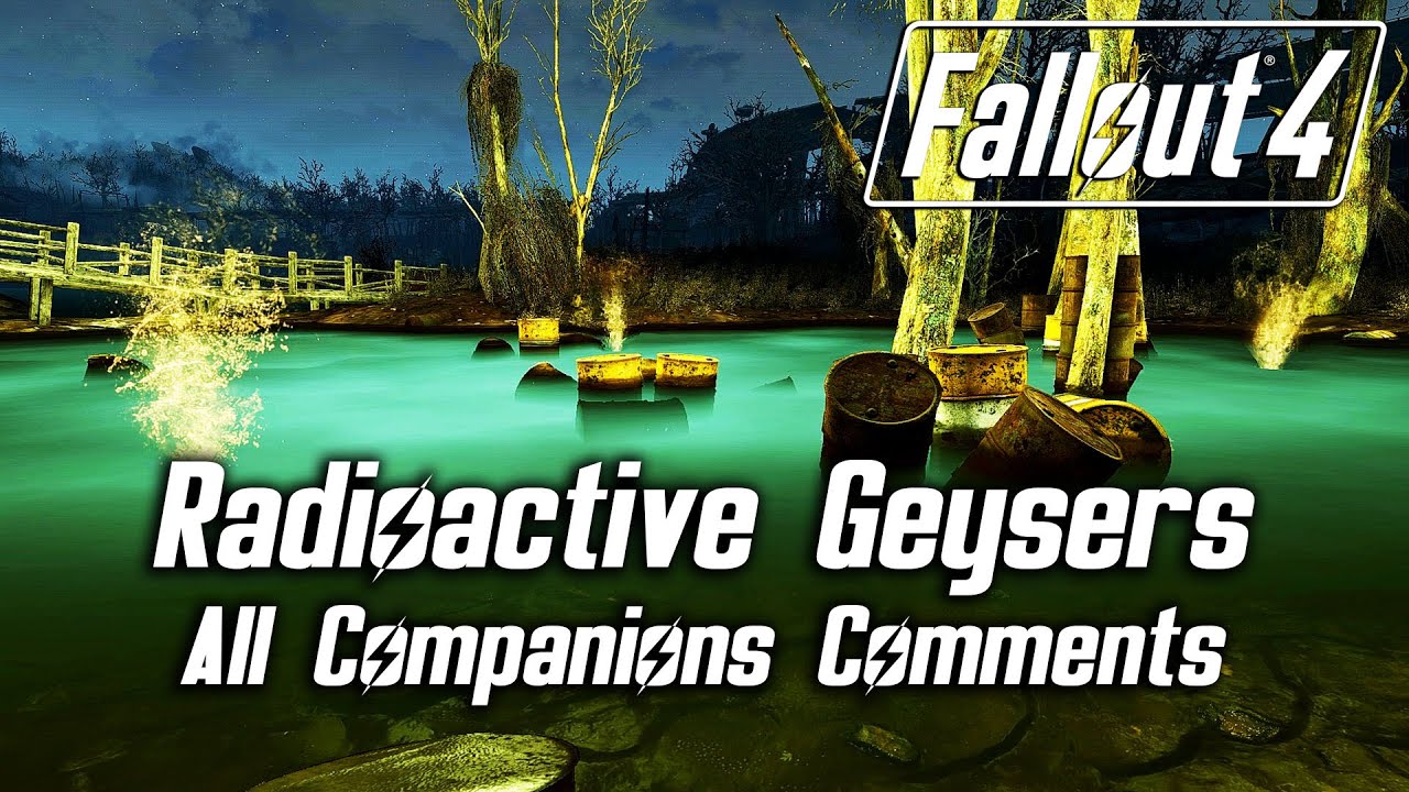 Fallout 4 — Радиоактивный гейзер — Все комментарии спутников