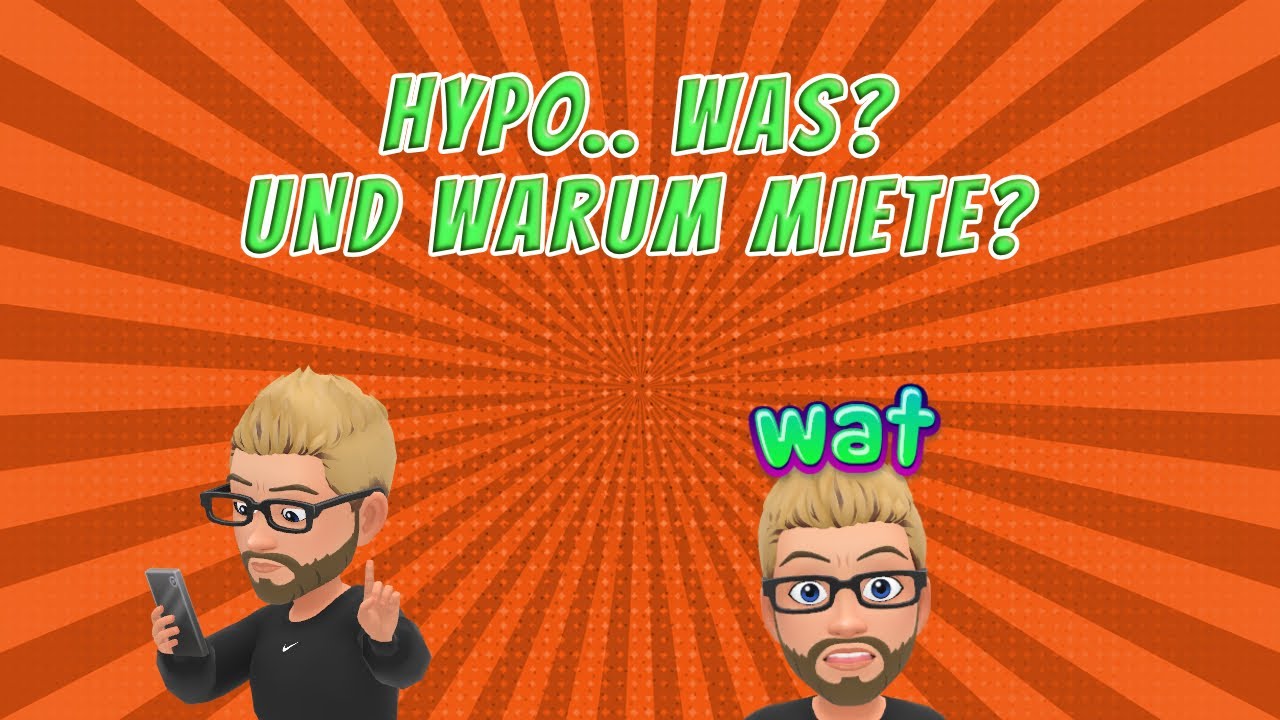 Warum ist die HYPOTHESE die HALBE Miete?🧐