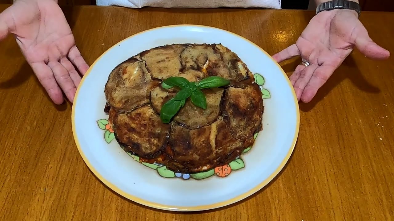 PARMIGIANA DI MELANZANE Siciliana -in padella-gustosa-facile e veloce da realizzare🍆🍆🍆😋😋😋