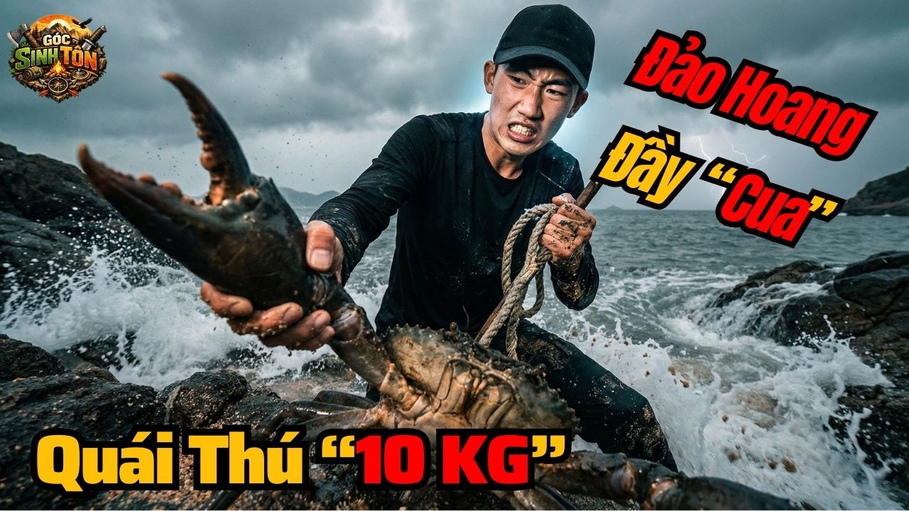 Sinh Tồn Trên Đảo Hoang: Bắt Được Cua Khổng Lồ 10KG (Cực Hiếm)