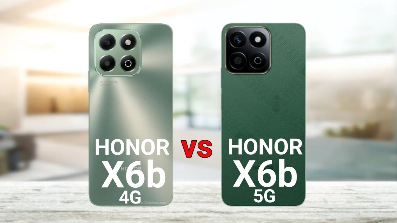 Honor X6b 4G vs Honor X6b 5G