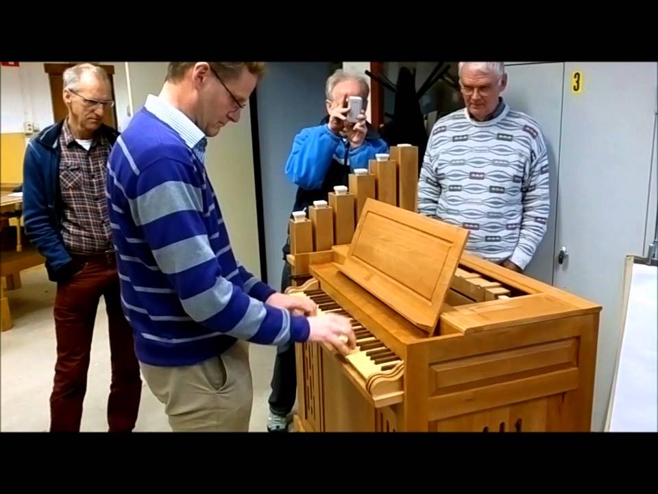 kistorgel - Gerald Hebels demo op nieuw orgel, Bouwgroep Orgels