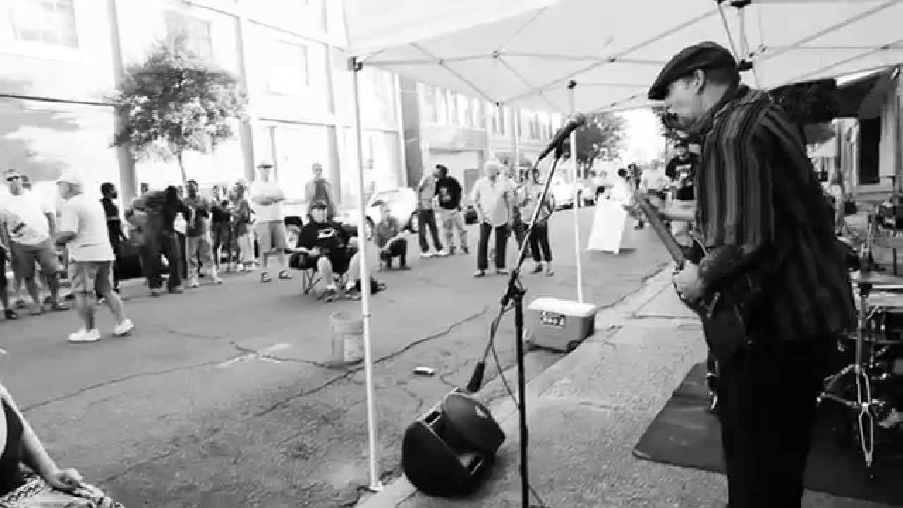 Deak Harp - on the street in Clarksdale, Mississippi
