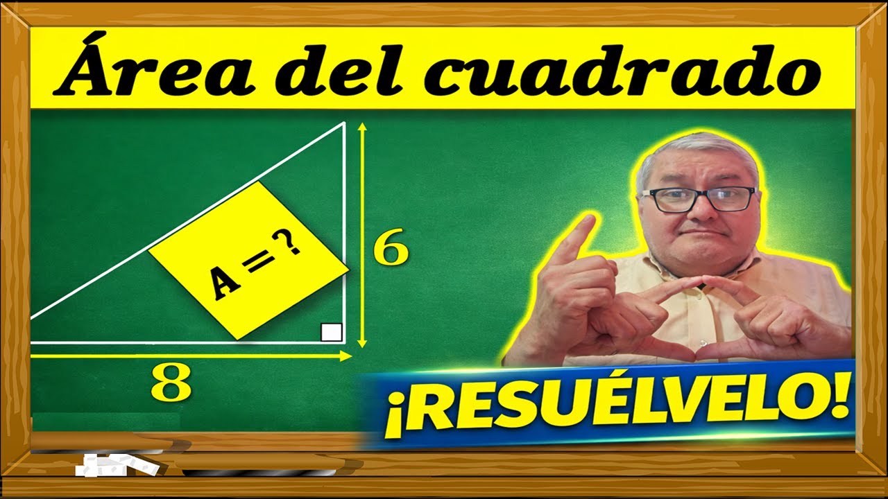 Geometría Maestra: La fórmula secreta para el cuadrado dentro de un triángulo