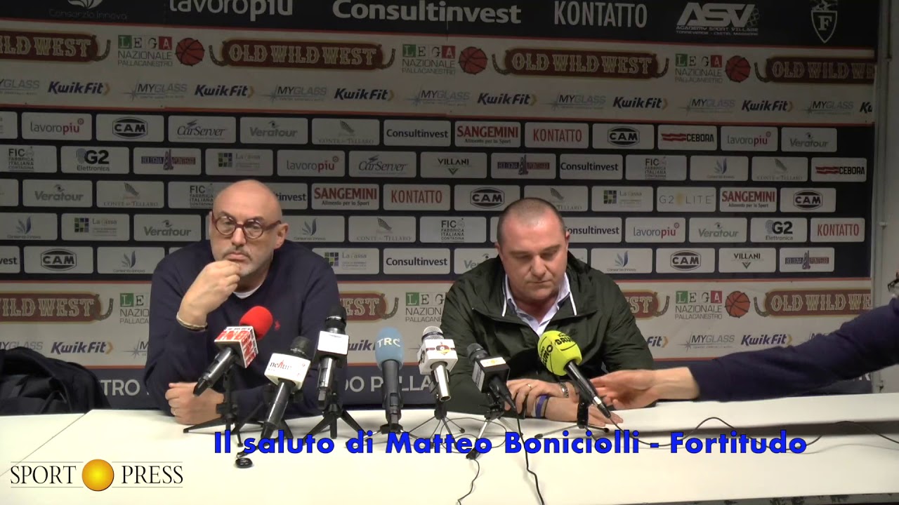 Il saluto di Matteo Boniciolli alla Fortitudo