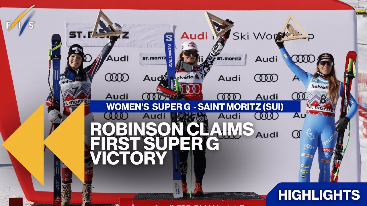 Robinson Claims First Super-G Victory | Highlights | FIS Alpine