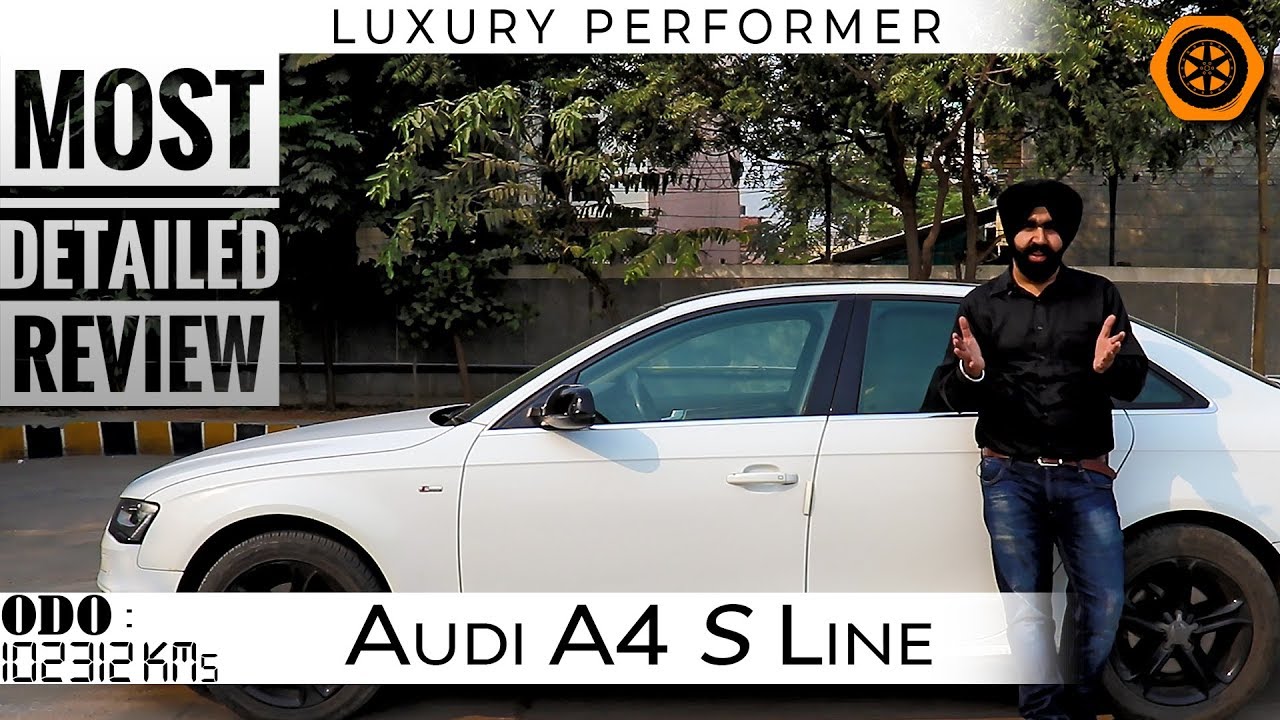 Audi A4 2013 TDI S Line | Detailed Review | A 4 Amazing | Luxury Performer | Spare Wheel