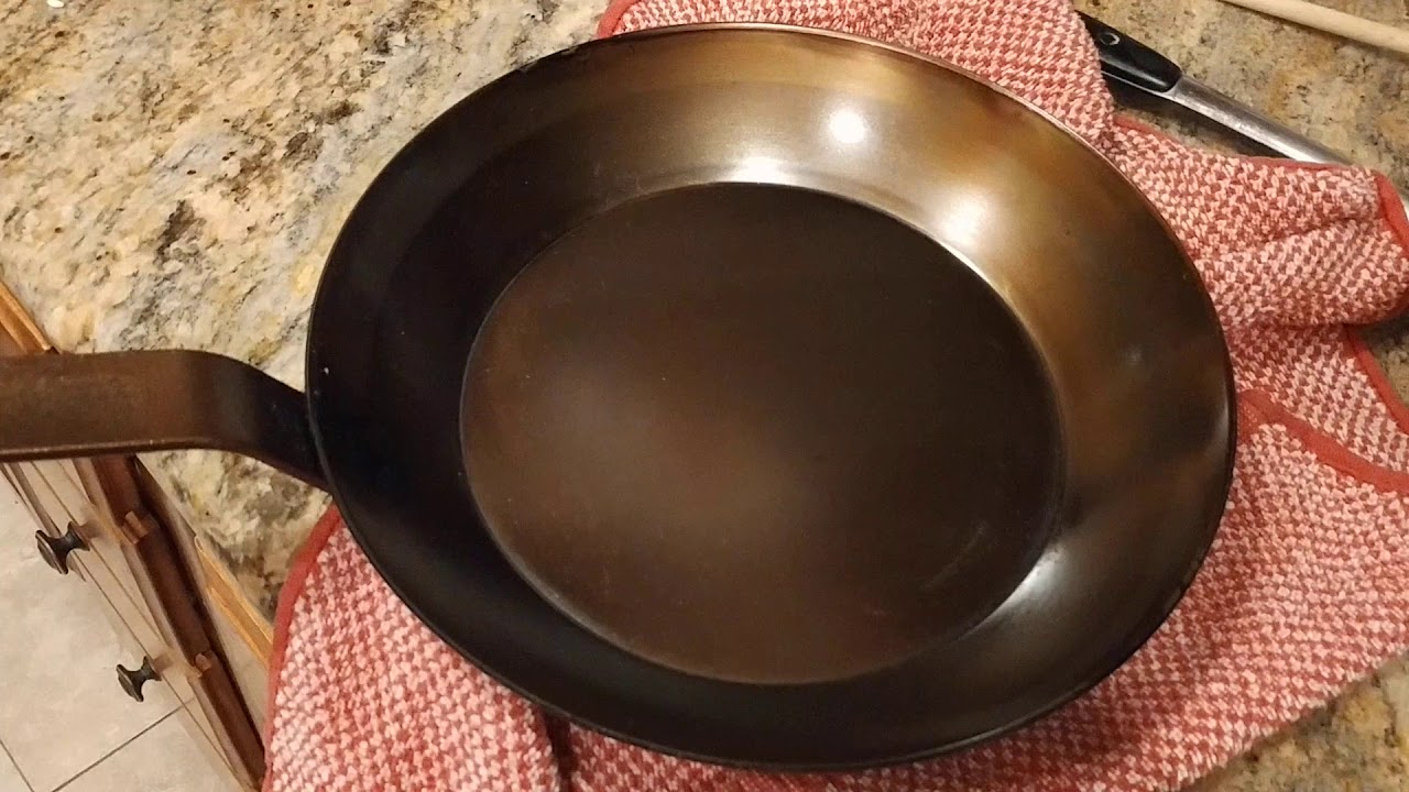 109. How to season a carbon steel frying pan using the oven method