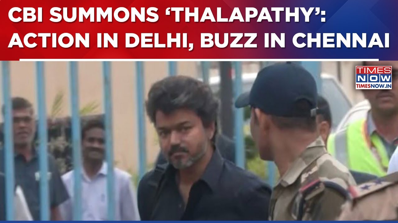CBI Summons 'Thalapathy' Vijay: Delhi Action Fuels Chennai Buzz As TVK Chief Appears For Questioning