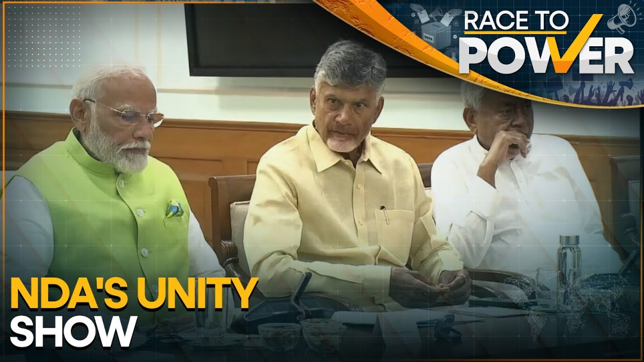 India: PM Modi Chairs a High-Stakes NDA Alliance Meet | WION | Race To Power