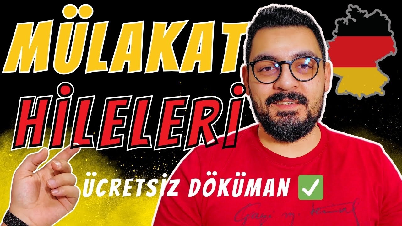 Almanya’daki Mülakatlarda Başarı İçin Bu Videoyu İzle! | Eksiksiz Rehber