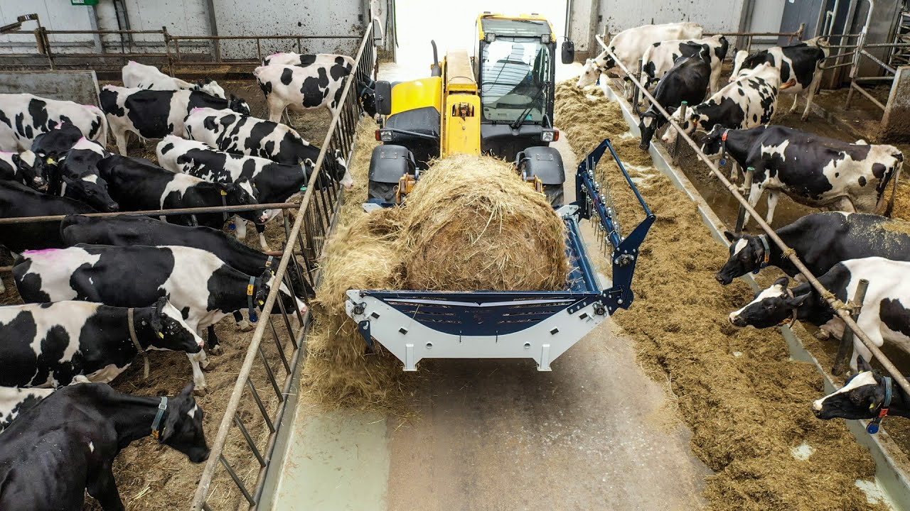 FK Machinery® - BPBR - Bale Unroller With Rotor For Bedding