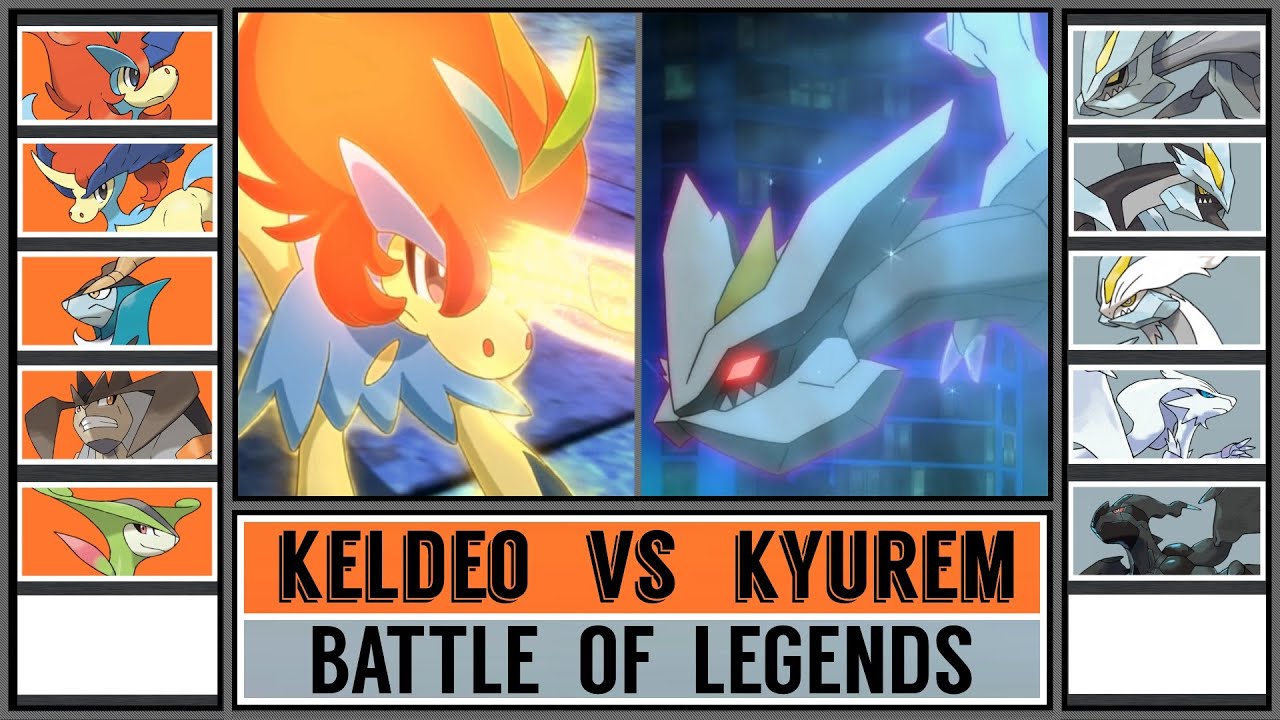 KELDEO vs KYUREM - Unova Legend Battle