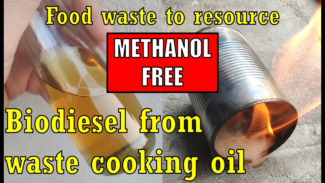 Making biodiesel from used cooking oil